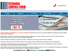 Tablet Screenshot of istanbulsurekliform.com